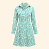 Cairo Dress- Azure Vine