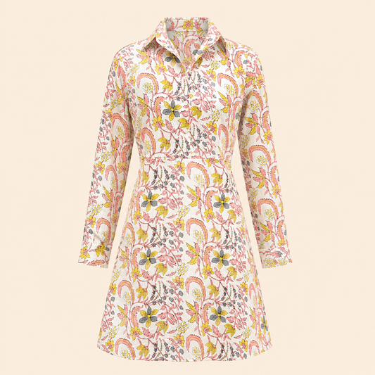 Cairo Dress- Floral Vine