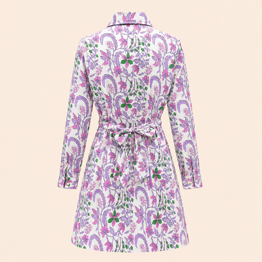Cairo Dress- Floral Vine