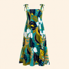 Green Tropic Flora Dress