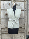 Stripe Tie Vest