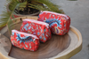 Red Paisley Multi-Purpose Toiletry Organizer Set of 3