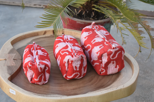 Red Cat Multi-Purpose Toiletry Organizer Set of 3