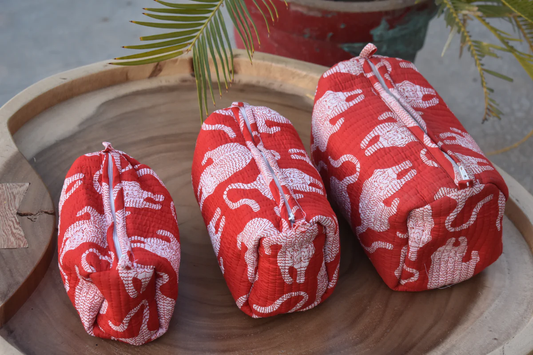 Red Cat Multi-Purpose Toiletry Organizer Set of 3