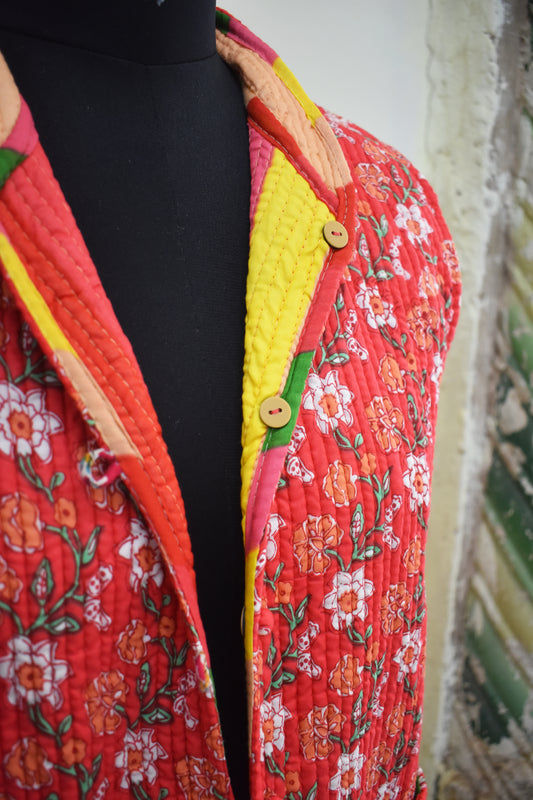 StripedSanganeri DualStyle Jacket