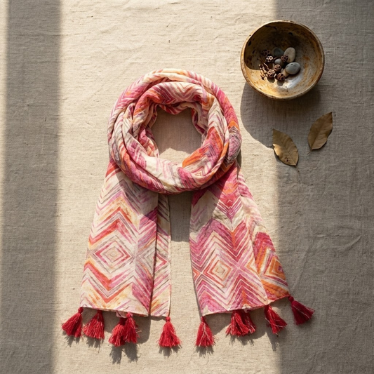 Gulnar Glow Printed Stole