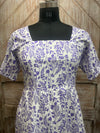 Liora Dress- Azure Vine