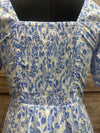 Liora Dress- Azure Vine
