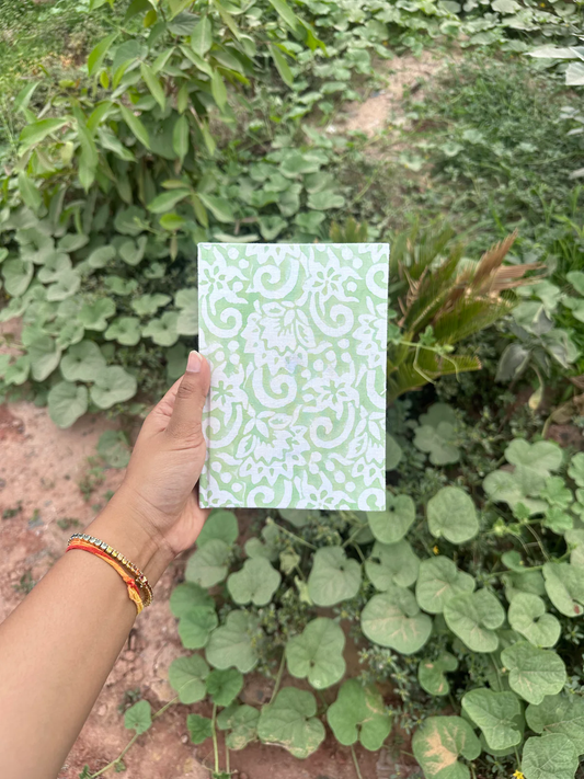 Block Printed Journals- Florals