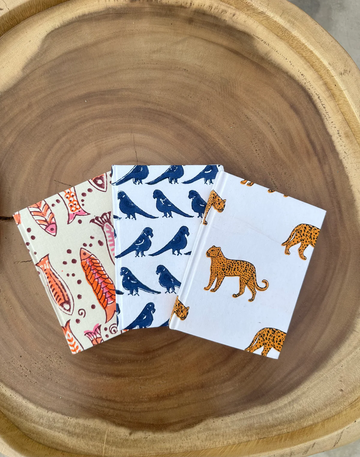 Block Printed Journals- Animal Lover