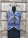 Indigo Print Vest
