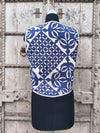 Indigo Print Vest
