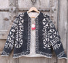 Charcoal Applique Jacket