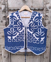 Indigo Print Vest