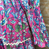 Wavy Dress- Kalamkari Pink
