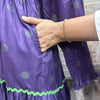 Violet Dot Bloom Dress