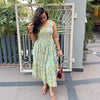 Maribel Dress- Kalamkari Yellow