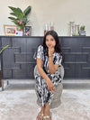 Wave Drift Cotton Rayon Co-ord Set