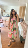 Pink Tropic Flora Dress