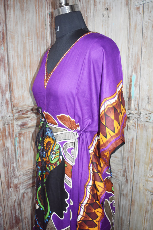 Purple African Kaftan | Bold Heritage Look