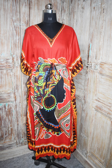 Orange African Kaftan | Bold Heritage Look