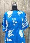 Blue Floral Striped Kaftan – Elegant Flowing Wear
