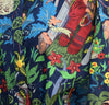 Vibrant Sanganeri Block Print Cotton Bathrobe