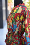 Handcrafted Sanganeri Botanical Cotton Bathrobe