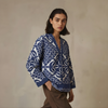 Indigo Applique Jacket