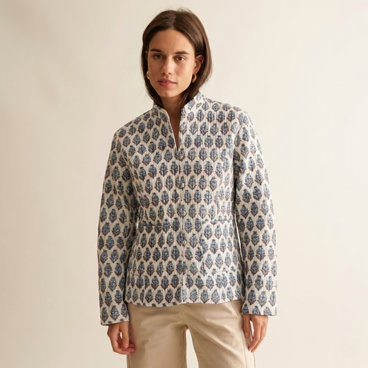 Sanganeri RevaCotton Reversible Jacket