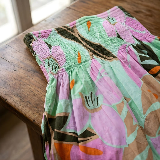 Pink Tropic Flora Dress
