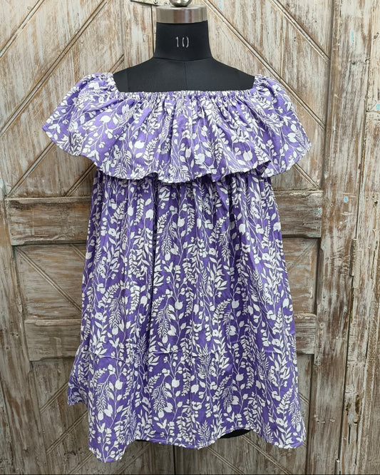 Solene Dress- Misty Bloom