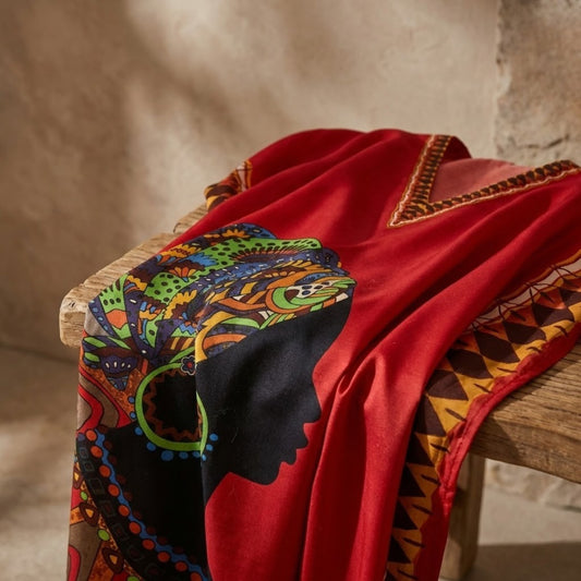 Orange African Kaftan | Bold Heritage Look