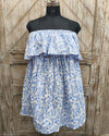 Solene Dress- Azure Vine