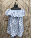 Solene Dress- Azure Vine
