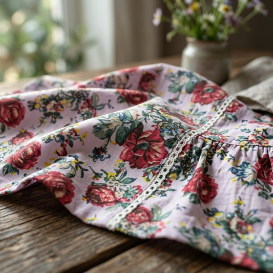 Rose Meadow Cotton Co-ord Set