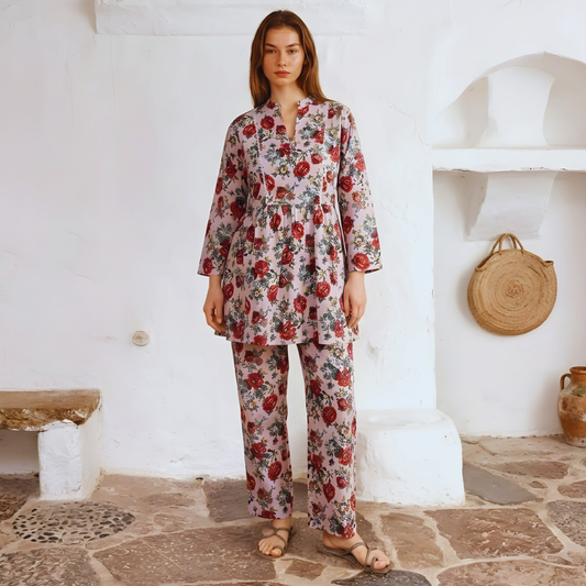 Rose Meadow Cotton Co-ord Set