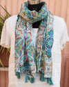 Classic Paisley Print Scarf for Women