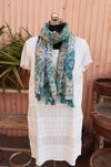 Classic Paisley Print Scarf for Women