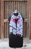 Kalamari Print Lightweight Scarf