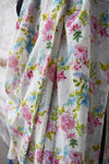 White Flora Printed Scarf