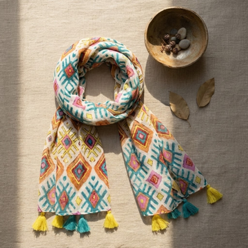 Sunny Tribe Ethnic Printed Scarf